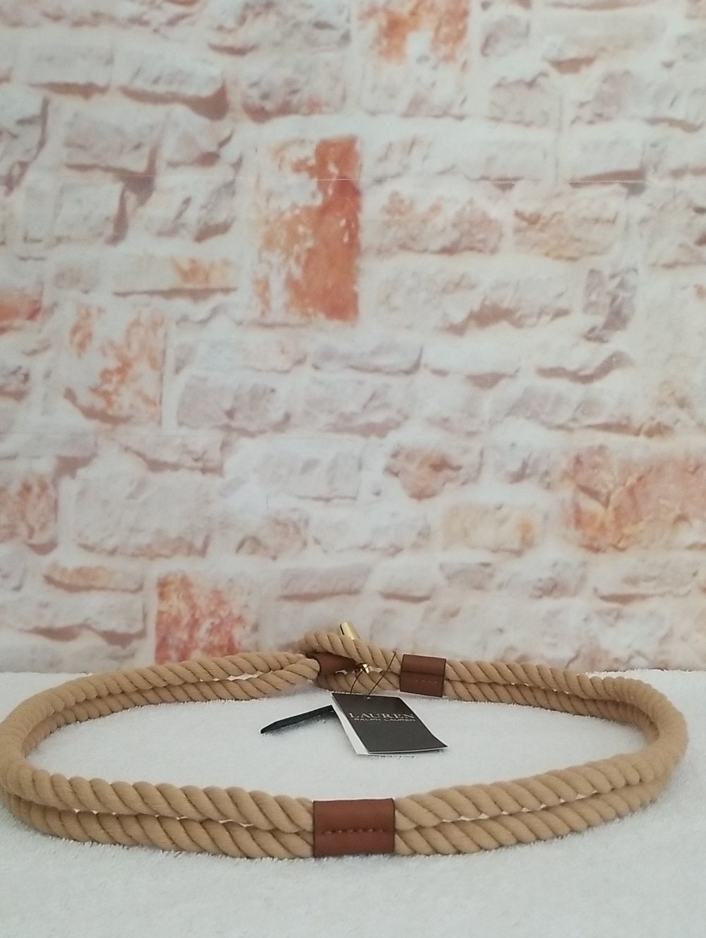 New Ralph Lauren Rope Toggle Belt - Picture 4 of 9